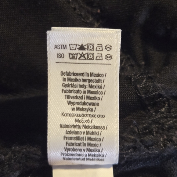 American Apparel Womens Black The High Waisted Denim Jeans Size 31 - Picture 6 of 10